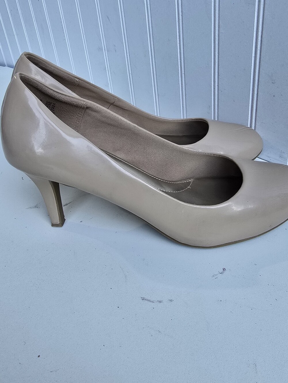 Comfort Plus by Preditions Women's Nude Pumps -Size 11
